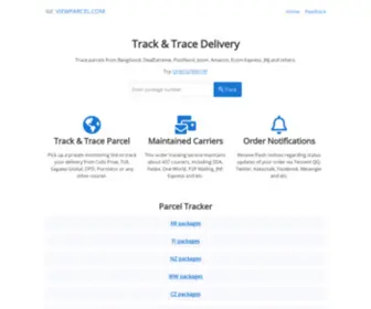 Viewparcel.com(Parcel Tracker) Screenshot