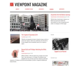 Viewpointmag.com(Viewpoint Magazine) Screenshot