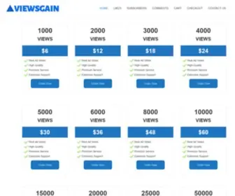 Viewsgain.com(viewsgain) Screenshot