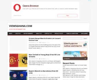 Viewsghana.com(ViewsGhana) Screenshot