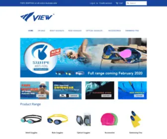 Viewswim.com.au(View Swim Swimming Goggles and Swim Equipment) Screenshot