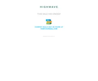 Viewyourdeal-Highwave.com(This sale has ended) Screenshot