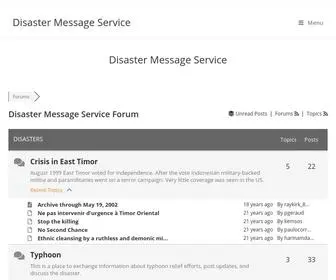 Viexpo.com(Disaster Message Service) Screenshot