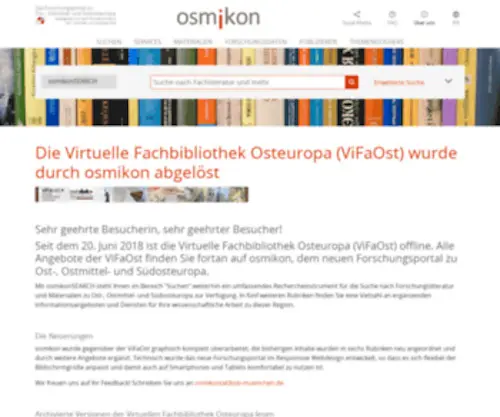 Vifaost.de(Osmikon) Screenshot