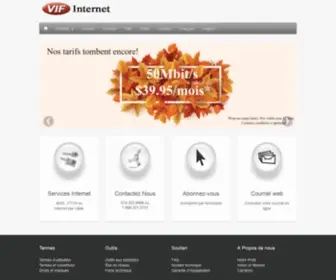 Vif.com(VIF-Internet) Screenshot