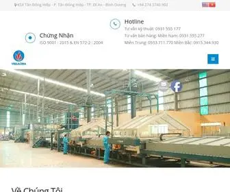 Vifg.com.vn(Công ty Kính nổi Viglacera) Screenshot