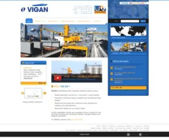 Vigan.com(Ship unloader manufacturer) Screenshot
