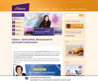 Vigeno.com(Spiritualität) Screenshot