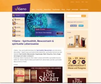 Vigeno.de(Spiritualität) Screenshot