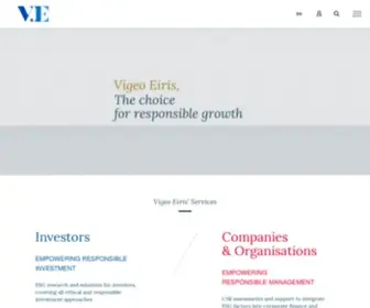 Vigeo-Eiris.com(Vigeo Eiris Home) Screenshot