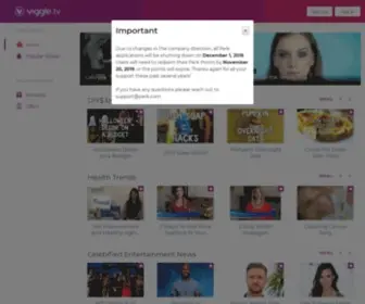 Viggle.tv(Perk Title of the document) Screenshot