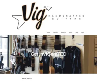 Vigguitarshop.com(Vig Guitar Shop) Screenshot