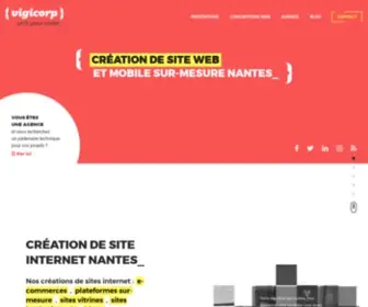 Vigicorp.fr(Création de site internet et conception web) Screenshot