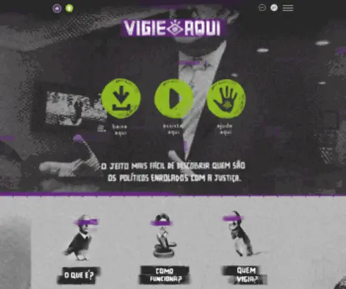 Vigieaqui.com.br(Vigieaqui) Screenshot