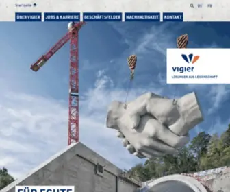 Vigier.ch(Vigier) Screenshot