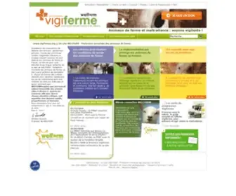 Vigiferme.org(Programme Vigiferme pour le bien) Screenshot