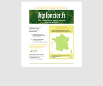 Vigifoncier.fr(Portail des sites Vigifoncier des Safer) Screenshot
