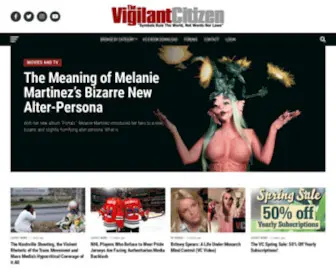 Vigilantcitizen.com(The Vigilant Citizen) Screenshot