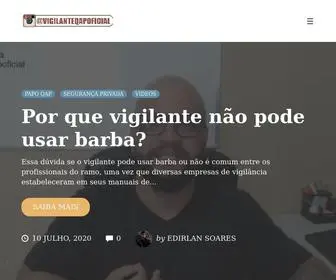 Vigilanteqap.com.br(Site dos Vigilantes) Screenshot