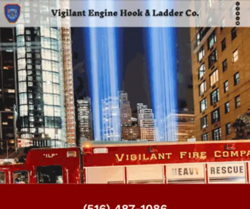 Vigilantfd.com(Vigilant FD) Screenshot