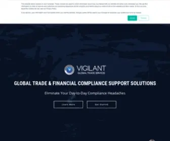 Vigilantgts.com(Vigilant Global Trade Services) Screenshot