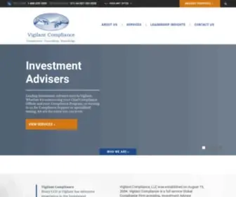 Vigilantllc.com(Vigilant Compliance) Screenshot