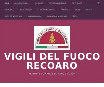 Vigilidelfuocorecoaro.com(Flammas domamus donamus corda) Screenshot