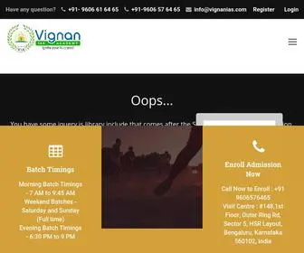 Vignanias.com(Vignan IAS Academy) Screenshot