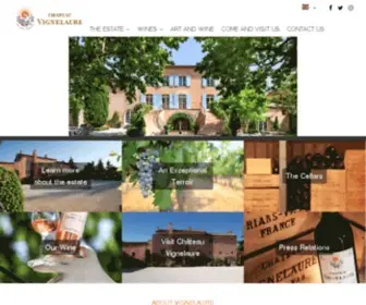 Vignelaure.com(Château) Screenshot