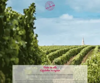 Vigneronsiledere.com(UNIRE) Screenshot