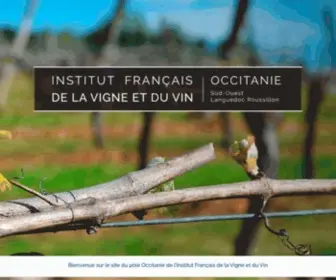 Vignevin-Sudouest.com(Institut Français de la de la Vigne et du Vin Occitanie) Screenshot