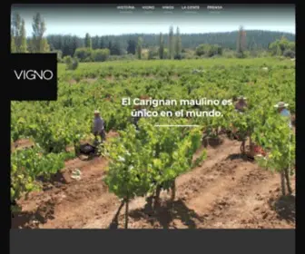 Vigno.org(Vignadores del Carignan) Screenshot