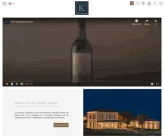 Vignoblesk.com(Vignobles K) Screenshot