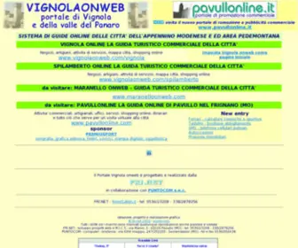 Vignolaonweb.com(Vignola on web) Screenshot