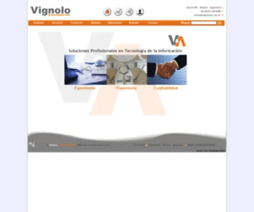 Vignolosa.com.ar(Vignolo&Asociados) Screenshot