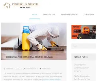 Vigorousnorth.com(Vigorous North Home Blog) Screenshot