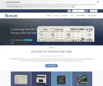 Vigorplc.com.tw(Vigor Electric Corp) Screenshot