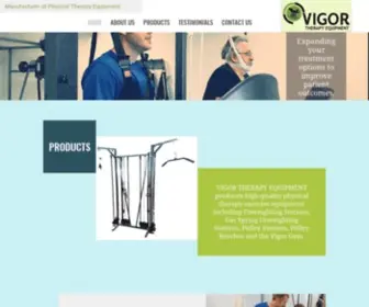 Vigortherapy.com(Rehabilitation Professionals) Screenshot