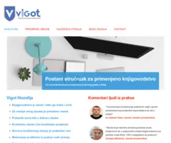 Vigot.rs(Onlajn kurs knjigovodstva) Screenshot