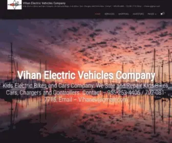 Vihanevehicles.com(Vihan EV) Screenshot