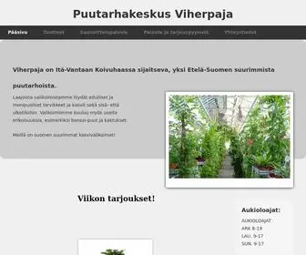 Viherpaja.fi(Puutarhakeskus Viherpaja) Screenshot