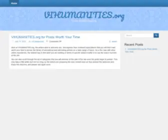 Vihumanities.org(Virgin Islands Humanities Council) Screenshot