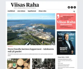 Viisasraha.fi(Viisas raha) Screenshot