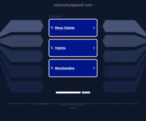 Viisionaryapparel.com(Viisionary Apparel) Screenshot