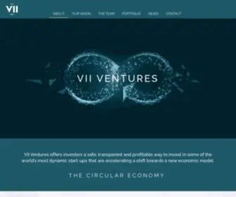 Viiventures.co(VII Ventures) Screenshot