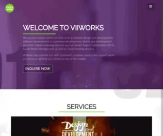 Viiworks.com(Digital Marketing and Software Technology) Screenshot