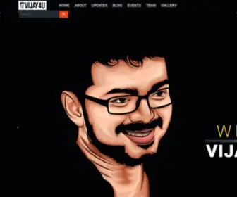 Vijay4U.com(Thalapathy Vijay Website) Screenshot