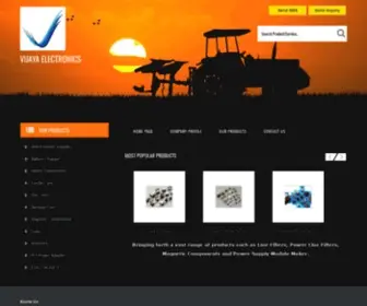 Vijayaelectronics.com(Power line filters manufacturer) Screenshot