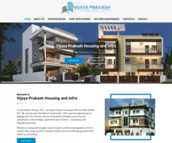 Vijayaprakash.com(Vijaya Prakash Housing and Infra) Screenshot