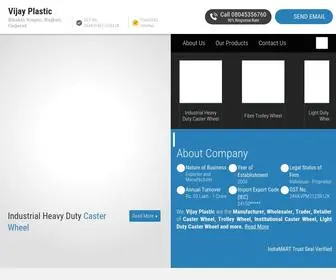 Vijaycasterwheel.com(Vijay Plastic) Screenshot